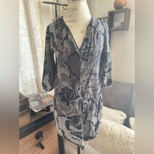Billabong Black and Gray Women's Robe